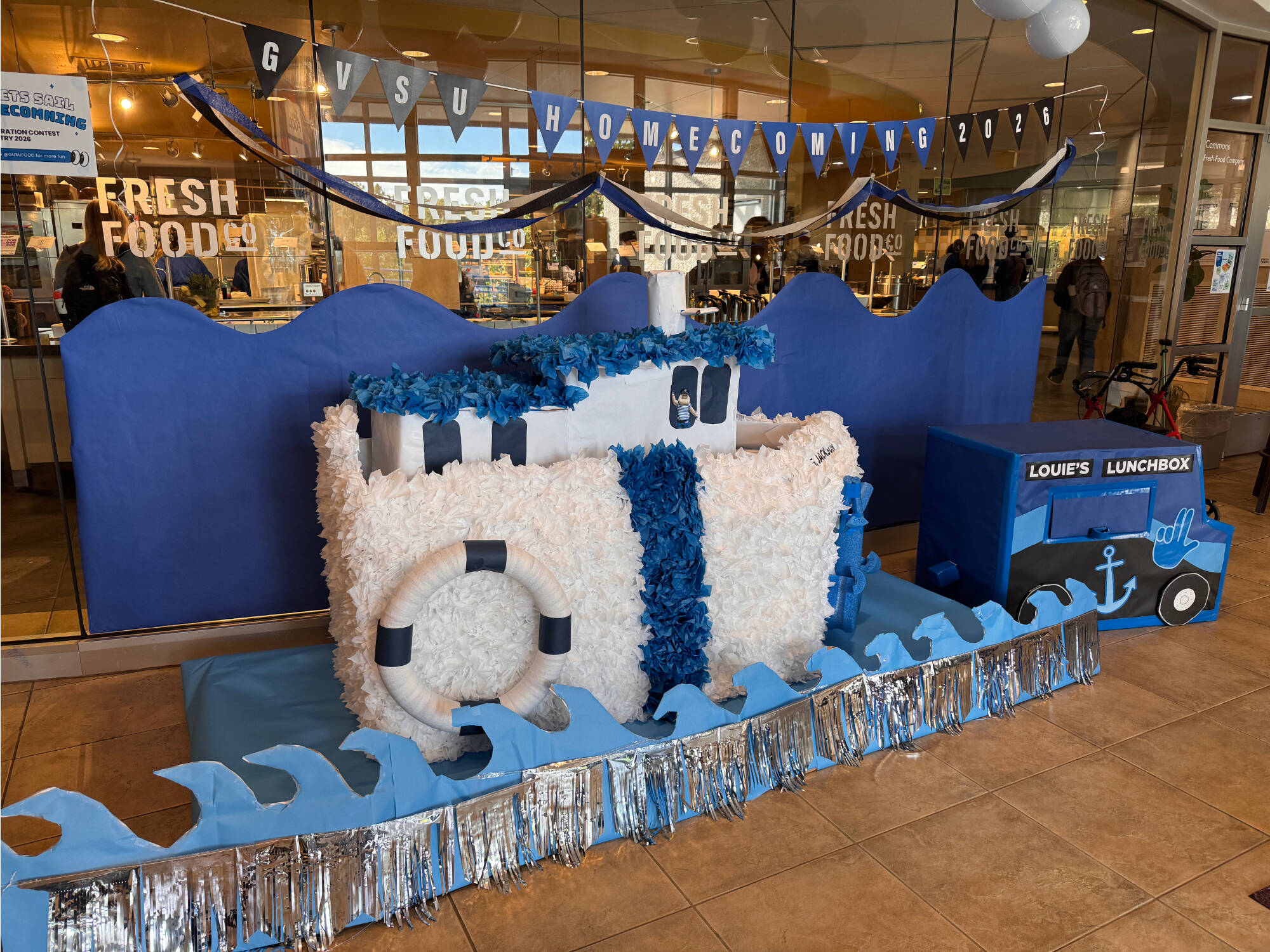 Photo of homecoming decorations